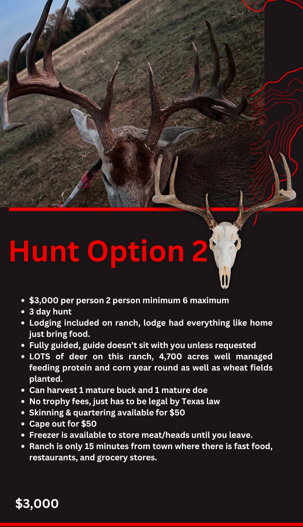 Texas Private Land Deer Hunt Pricing