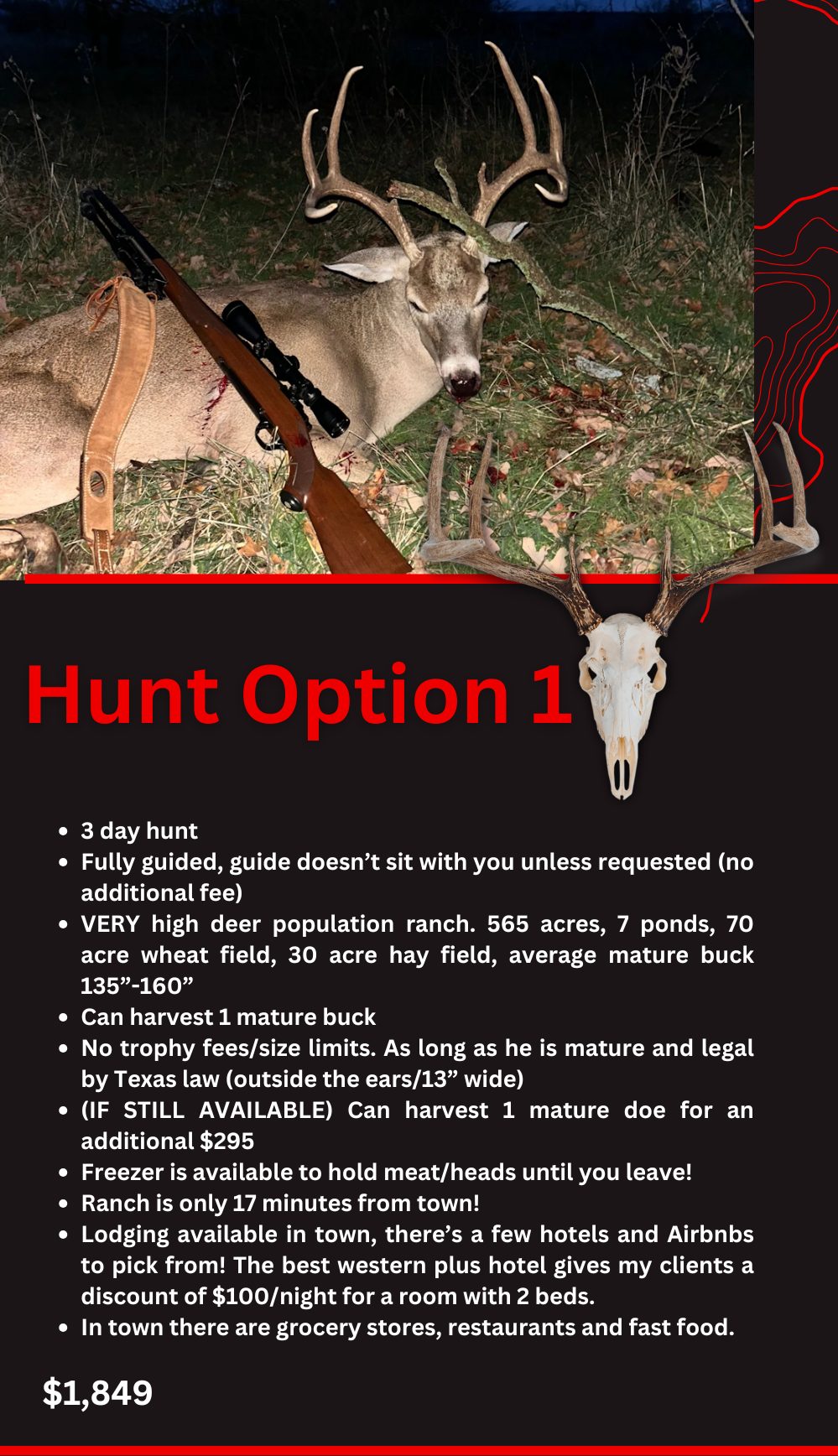 Texas Deer Hunt Pricing